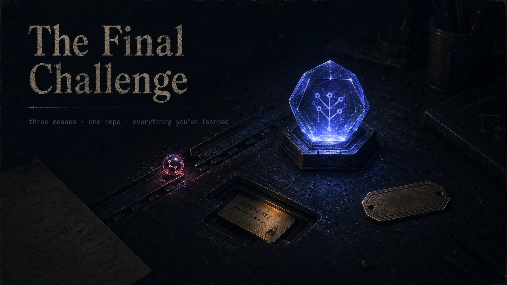 The Final Challenge — three messes, one repo, no instructions