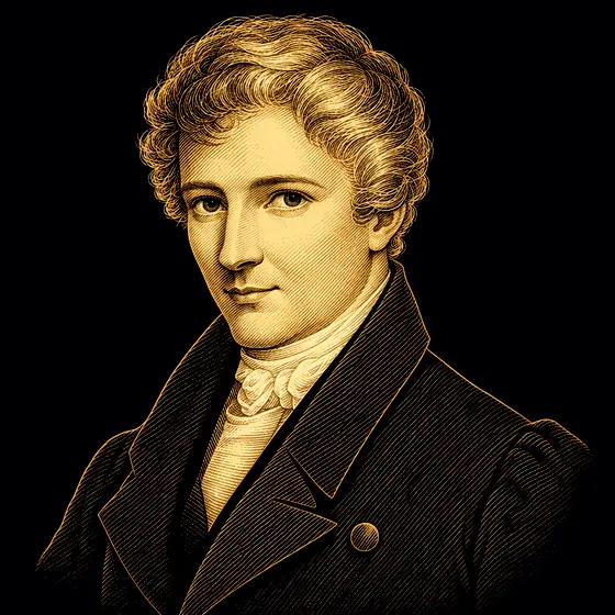 Drawing of Niels Henrik Abel