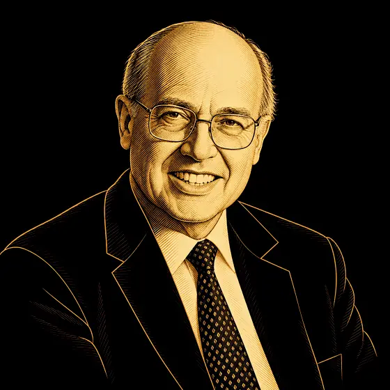 Drawing of Michael Atiyah