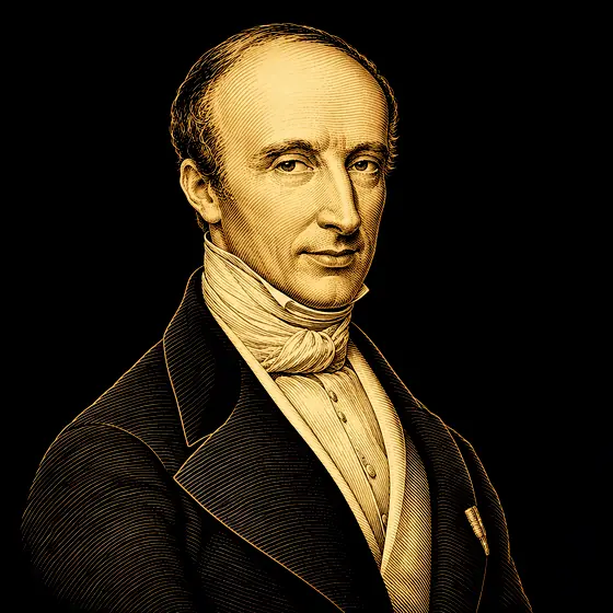 Drawing of Augustin-Louis Cauchy