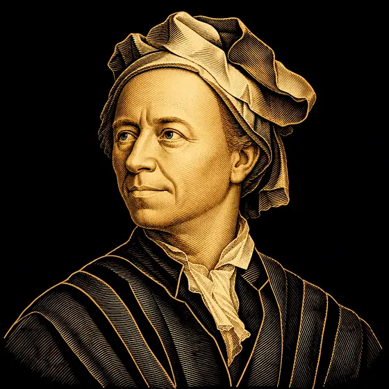 Drawing of Leonhard Euler