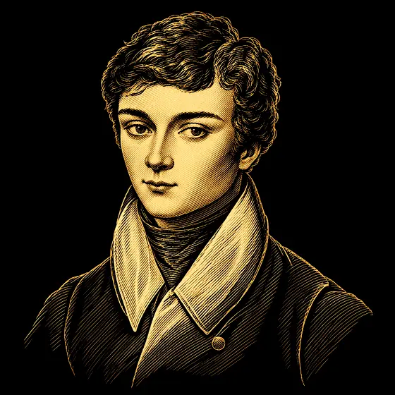 Drawing of Évariste Galois