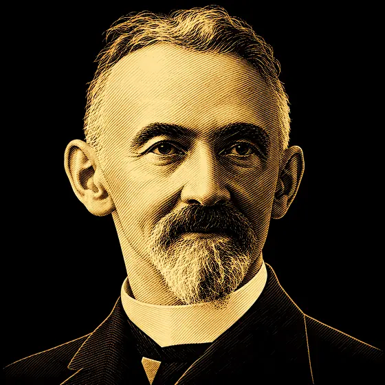 Drawing of Felix Hausdorff