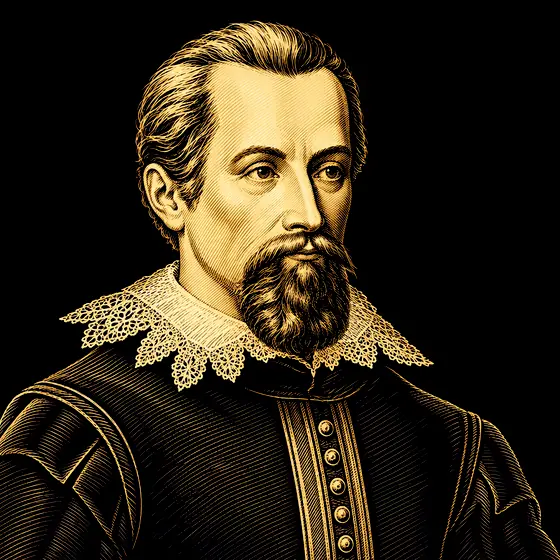 Drawing of Johannes Kepler