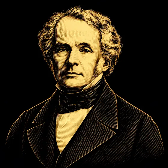 Drawing of August Ferdinand Möbius