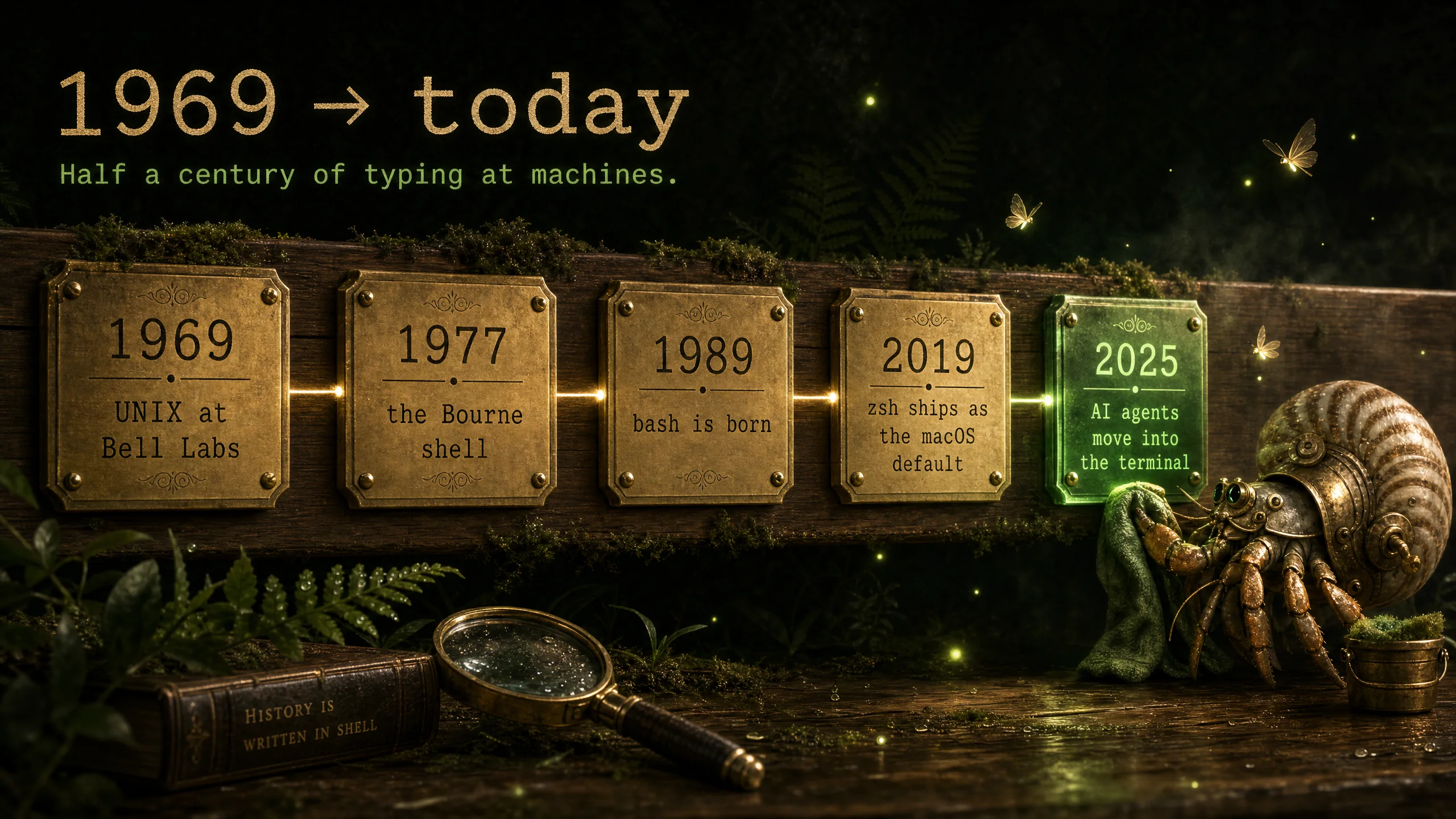 A Brief History — from teletypes at Bell Labs to a shell in every machine