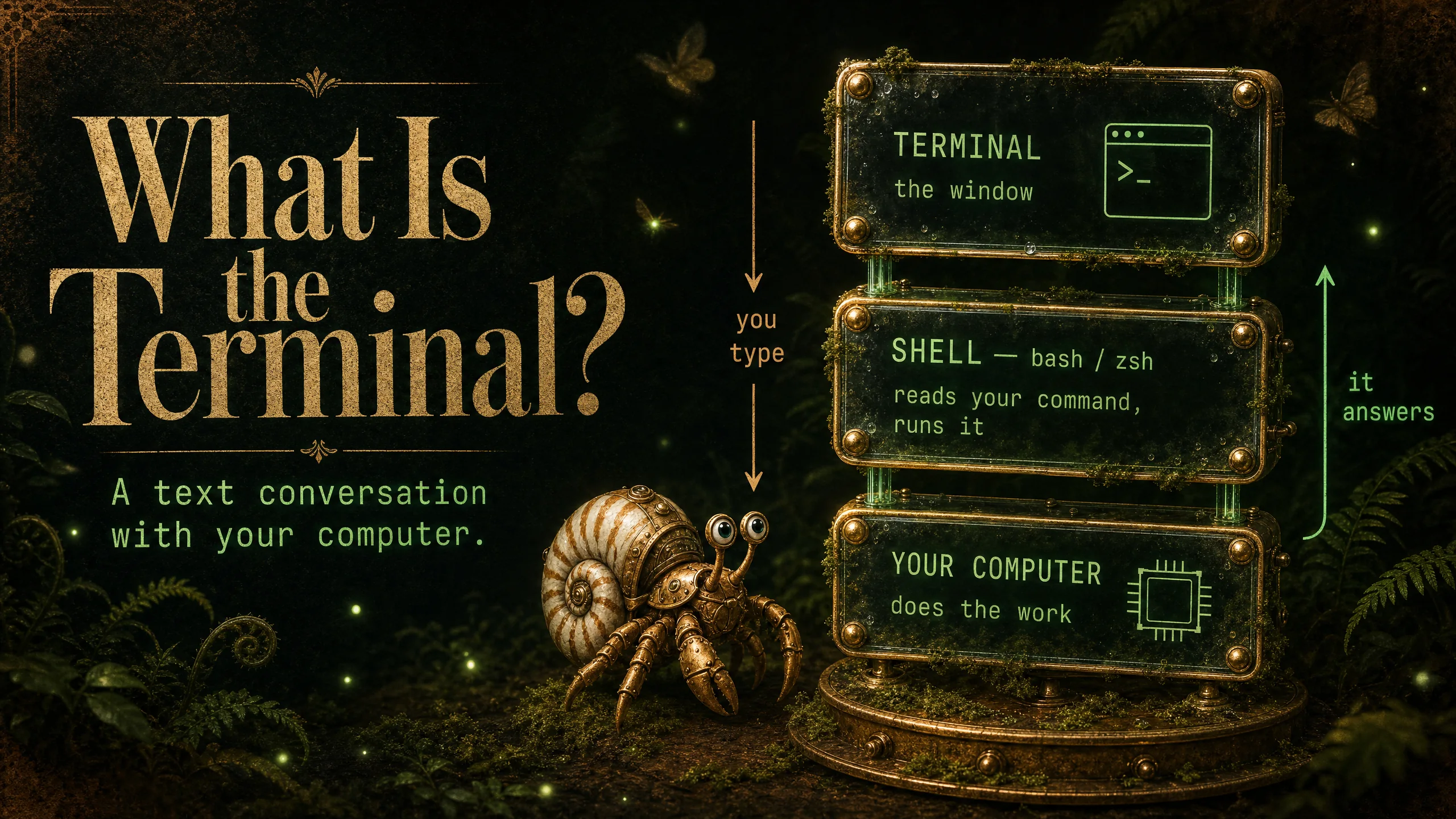 What Is the Terminal? — a text conversation with your computer